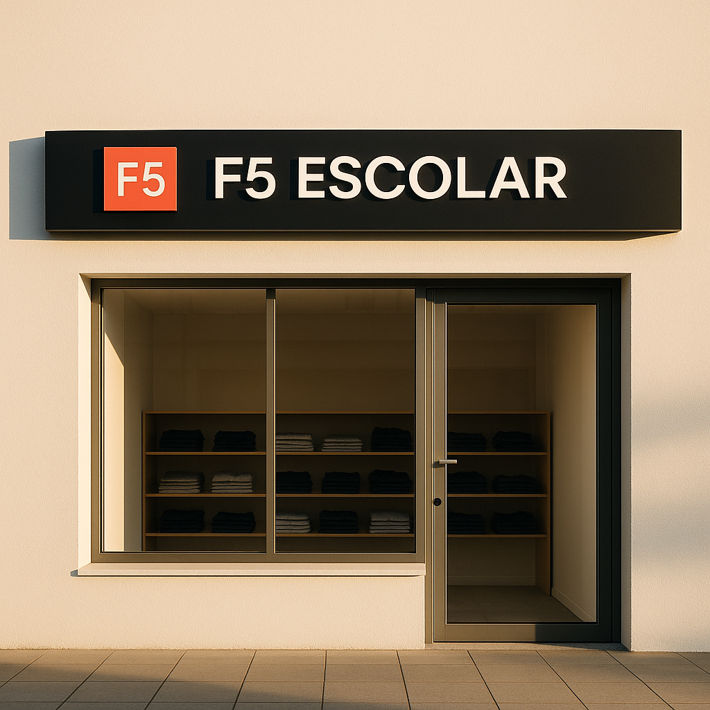 Fachada loja F5 Escolar Pelotas
